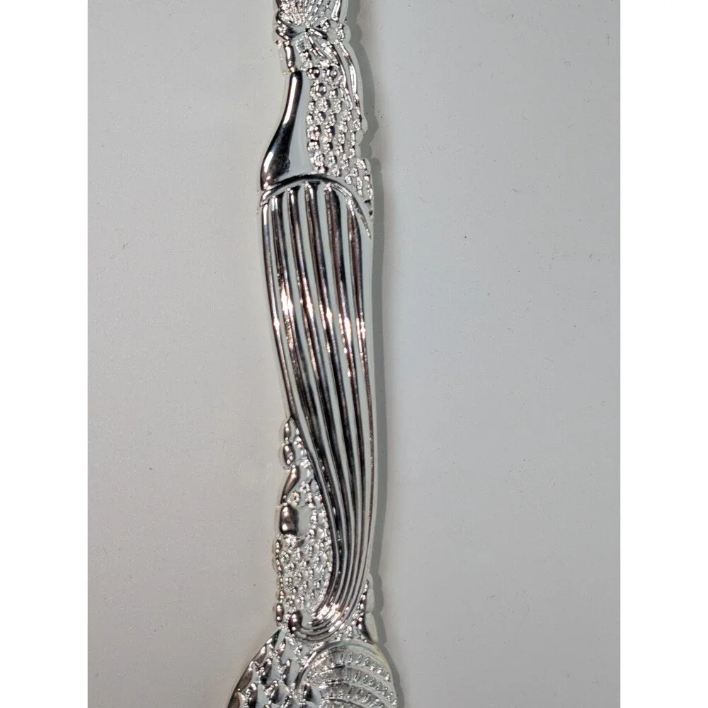 International Silver Co Antioch Serving Spoon Silverplated 12” Ornate Handle NIB